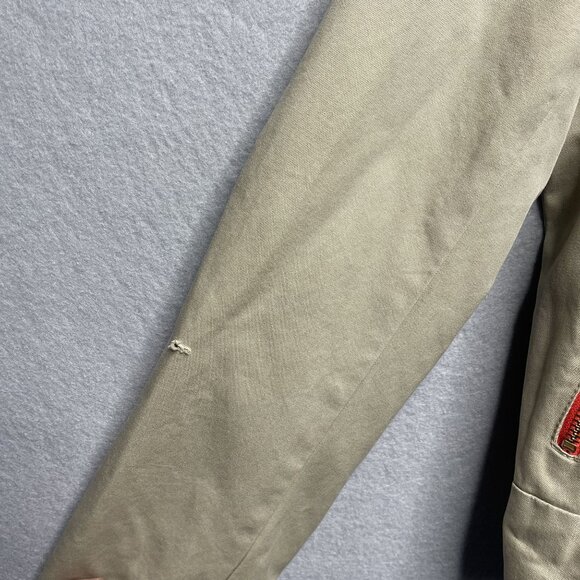 J.Crew Womens Beige Cotton Moto Jacket Size 6 - Picture 4 of 8